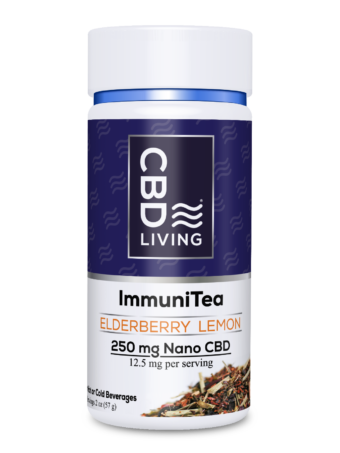 Thé relaxant au CBD "ImmuniTea" - Elderberry Lemon